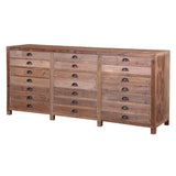 Three Door Larkin Draftsman Sideboard