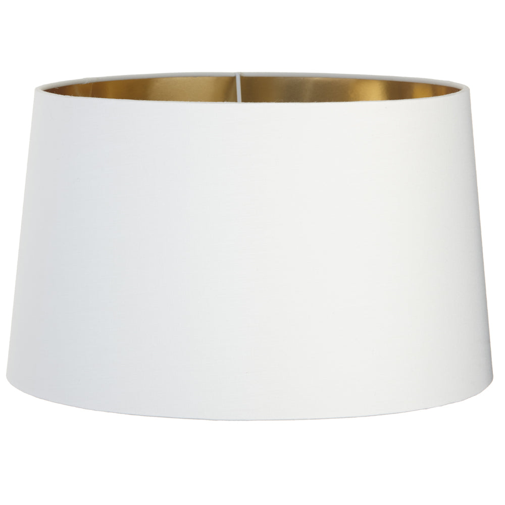 RV Astley Circular Shade in Opal with a Gold Lining