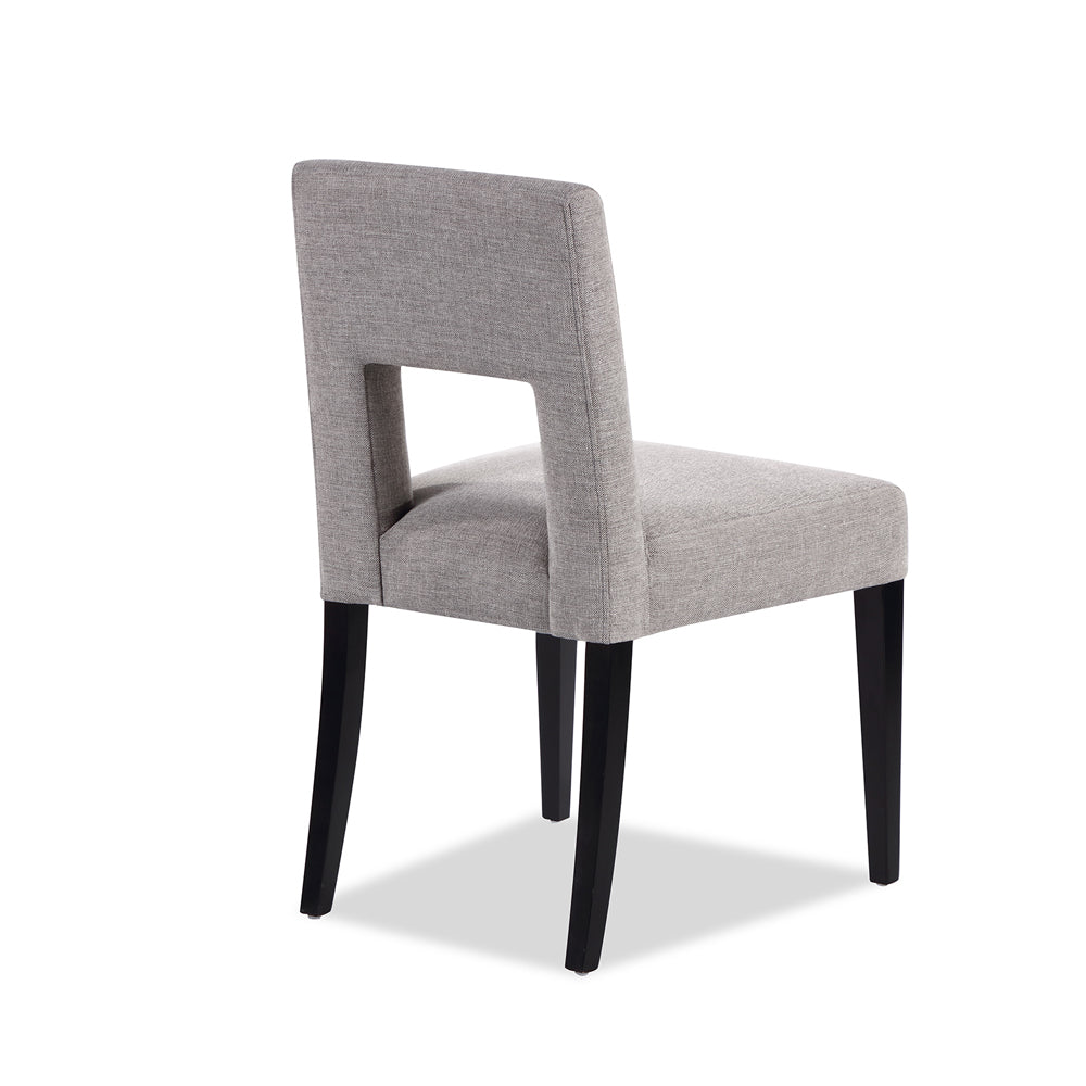 Liang & Eimil Venice Dining Chair in Ash Grey Chenille