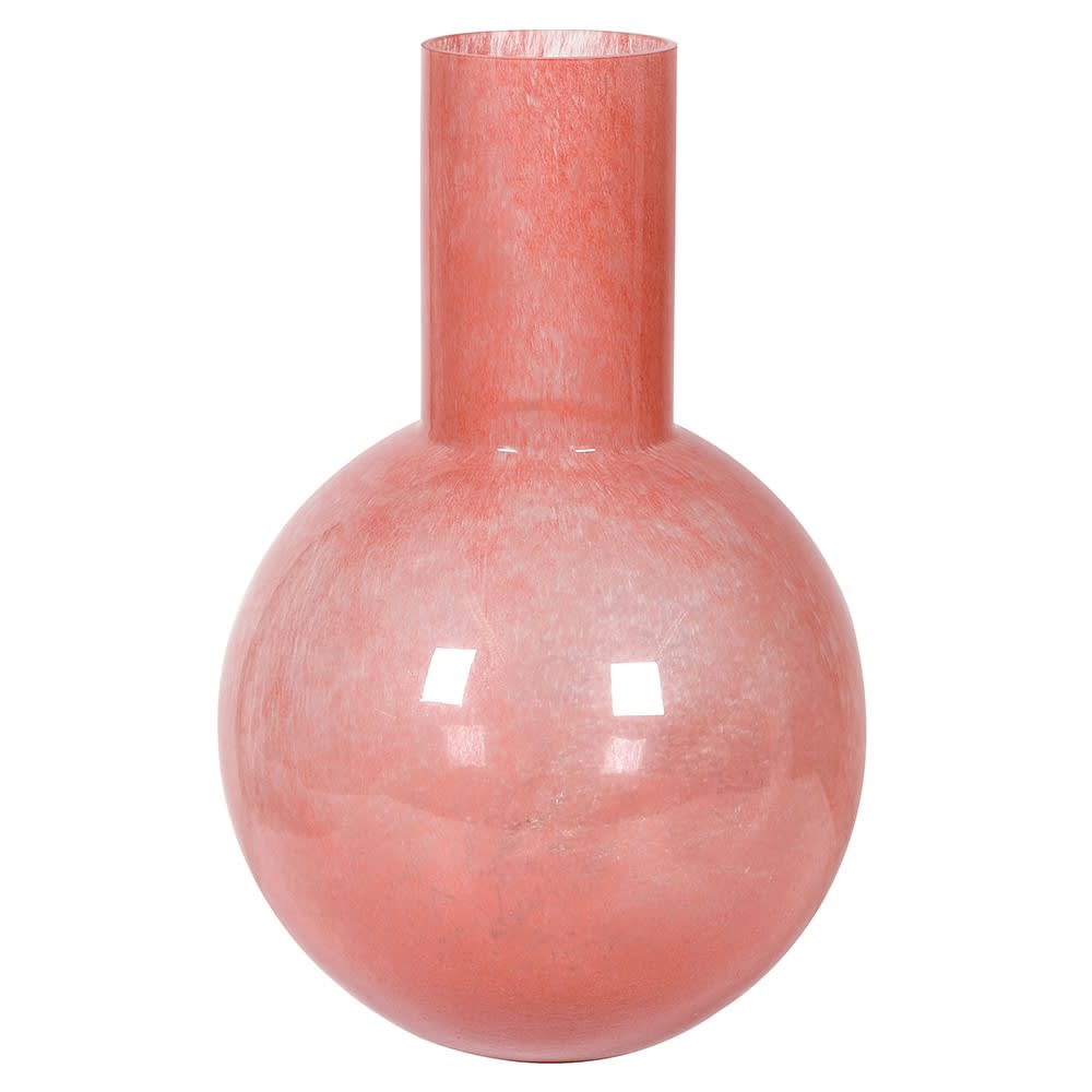 Yusi Vase with Red Glass