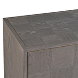 Fernsby Squares Sideboard with Oak and Brass Handles