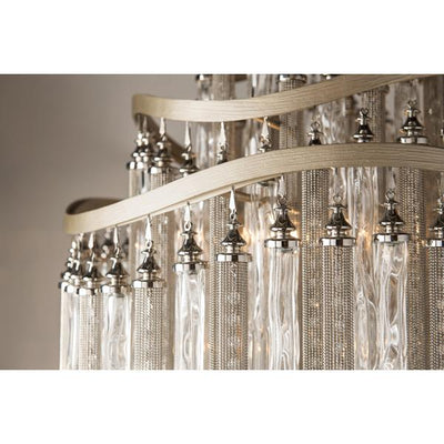 Hudson Valley Lighting Chimera Chandelier with Hand-Worked Iron