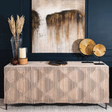 Making Waves Wooden Sideboard