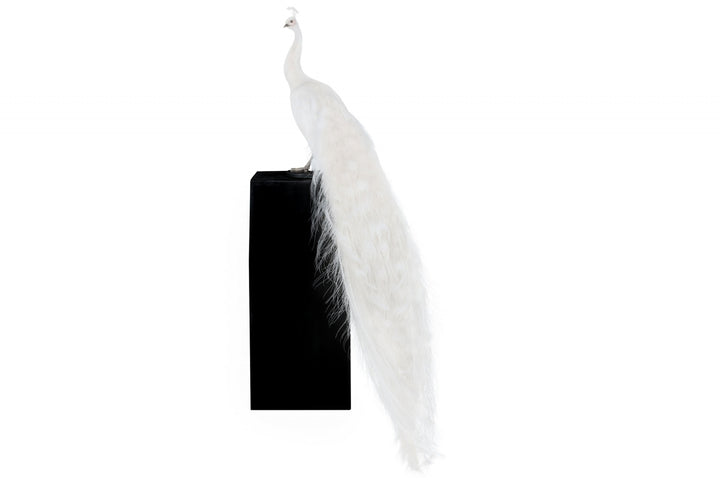 Pagoni White Peacock Bird Ornament