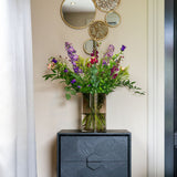 Richmond Interiors Blax Oak and Iron Chest of Drawers