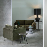 Pols Potten Migg Zig Zag Stool in Concrete Grey Lacquered Polyester